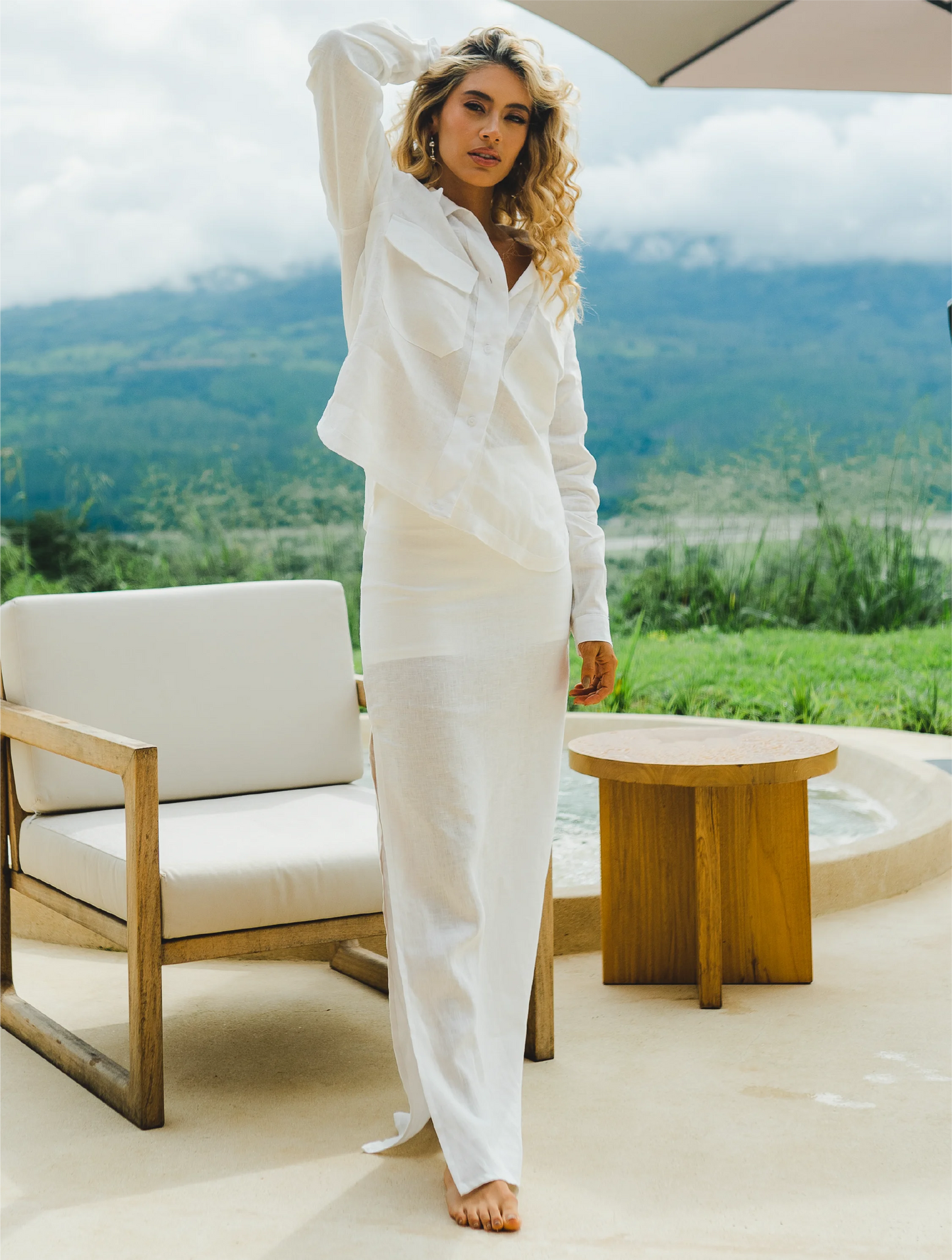 Camisa Oversized manga larga Costa Bella