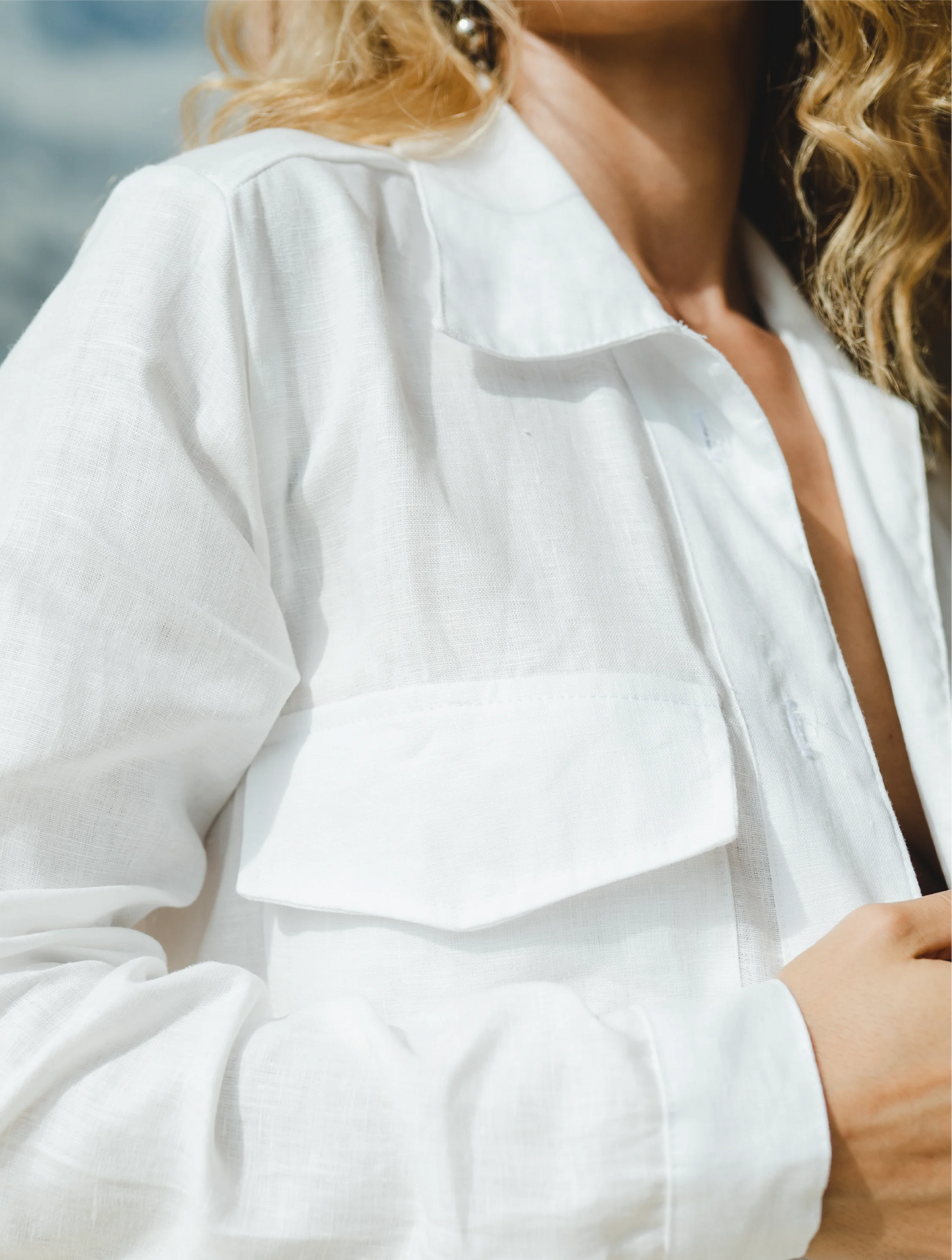 Camisa Oversized manga larga Costa Bella