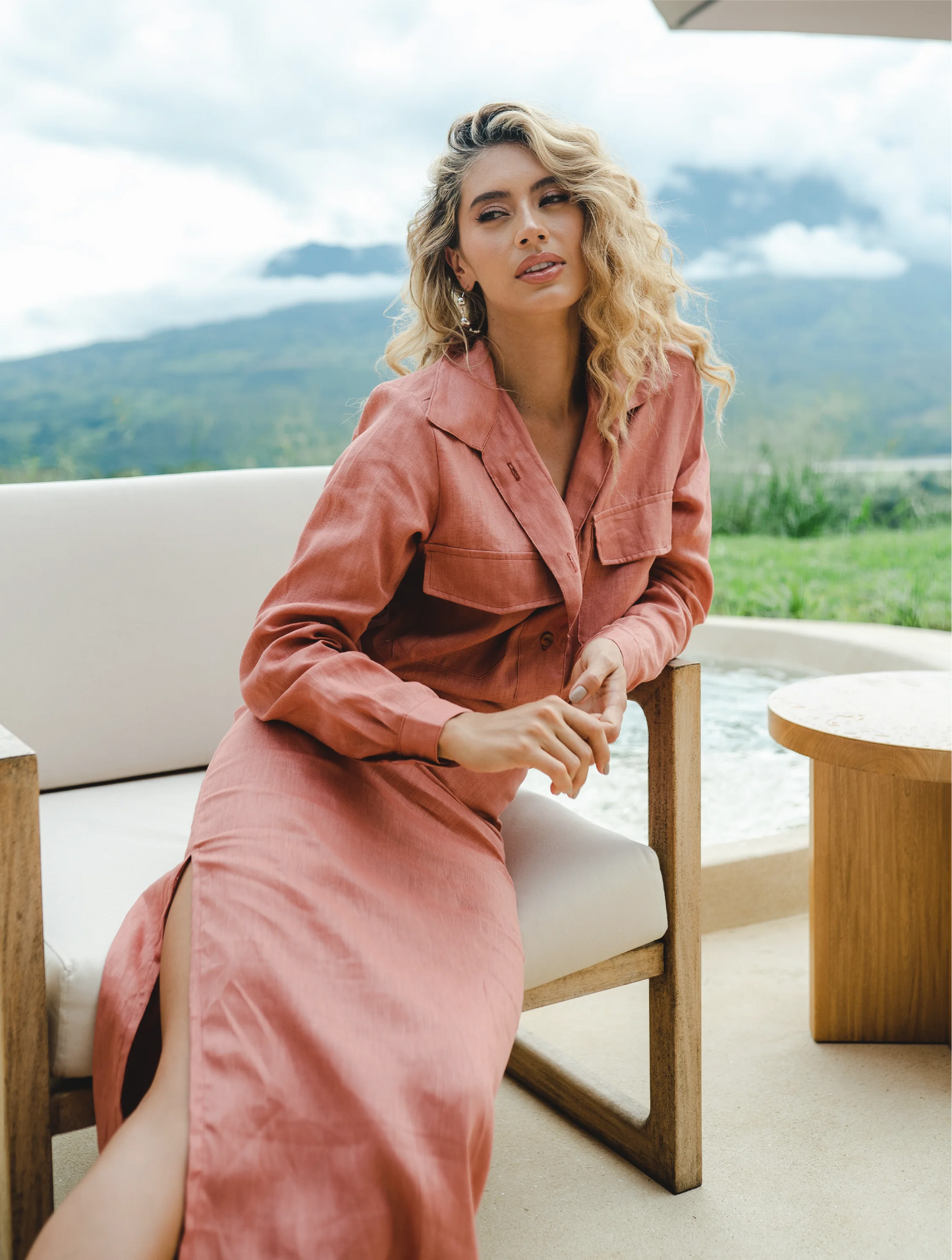 Camisa Oversized manga larga Costa Bella