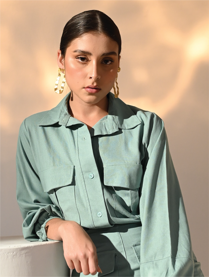 Short ajustado tiro alto Aqua Essence